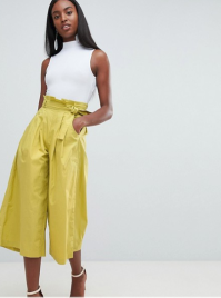 Missguided Tall Paper Waist Culottes